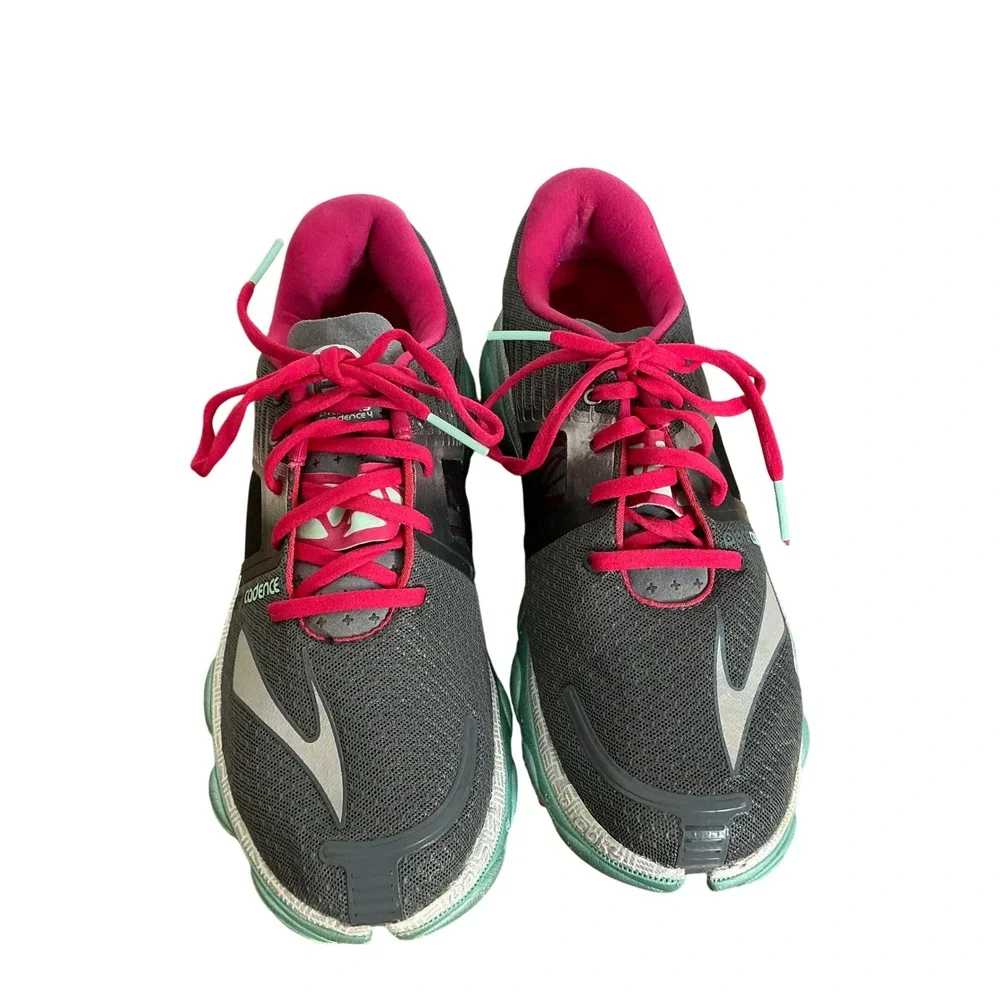 Brooks Cadence Running Shoes‎ Wmns 11B Gray Pink Stability Athletic Minimalist
